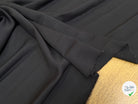 CREPE ENVERS SATIN ACETATE VISCOSE BLACK COFFEE PRESQUE MAT TOMBÉ SUBLIME - My Little Coupon