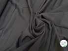 CREPE ENVERS SATIN ACETATE VISCOSE BLACK COFFEE PRESQUE MAT TOMBÉ SUBLIME - My Little Coupon