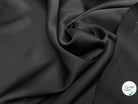 CREPE ENVERS SATIN ACETATE VISCOSE LOURD NOIR 72% ACETATE QUALITÉ COUTURE - My Little Coupon