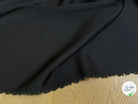 CREPE ENVERS SATIN ACETATE VISCOSE TOMBÉ CHIC NOIR 27% VISCOSE - My Little Coupon