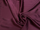 CREPE ENVERS SATIN FVISCOSE LUIDE BORDEAUX - My Little Coupon