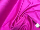 CREPE ENVERS SATIN LOURD ACETATE VISCOSE ROSE FUSHIA ULTRA BEAU - My Little Coupon