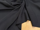 CRÊPE ENVERS SATIN MAT LOURD NOIR AU TOMBÉ CHIC - My Little Coupon