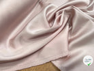 CREPE ENVERS SATIN ROSE PALE VISCOSE ET ACETATE - My Little Coupon