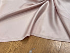 CREPE ENVERS SATIN ROSE PALE VISCOSE ET ACETATE - My Little Coupon
