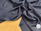 CREPE ENVERS SATIN SUPERBE TOMBÉ MARINE FONCÉ - My Little Coupon