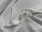 CREPE ENVERS SATIN TEXTURÉ SHANTUNG 100% VISCOSE BLANC BEAU TOMBÉ - My Little Coupon