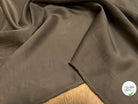 CREPE ENVERS SATIN TEXTURÉ SHANTUNG 100% VISCOSE MARRON CHOCO BEAU TOMBÉ - My Little Coupon