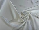 CREPE ENVERS SATIN VISCOSE ACÉTATE MAT BLANC CASSÉ - My Little Coupon