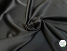 CREPE ENVERS SATIN VISCOSE ACETATE NOIR BEAU TOMBÉ STRETCH - My Little Coupon