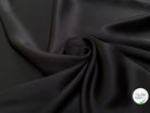 CREPE ENVERS SATIN VISCOSE BEAU TOMBÉ BROWN NOIR - My Little Coupon