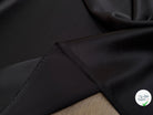 CREPE ENVERS SATIN VISCOSE BEAU TOMBÉ BROWN NOIR - My Little Coupon