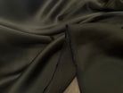 CREPE ENVERS SATIN VISCOSE BEAU TOMBÉ KAKI - My Little Coupon