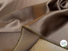 CREPE ENVERS SATIN VISCOSE BEAU TOMBÉ MARRON GLACÉ - My Little Coupon