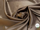 CREPE ENVERS SATIN VISCOSE BEAU TOMBÉ MARRON GLACÉ - My Little Coupon