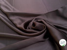 CREPE ENVERS SATIN VISCOSE BEAU TOMBÉ SMOKY BROWN - My Little Coupon