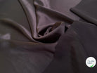 CREPE ENVERS SATIN VISCOSE BEAU TOMBÉ SMOKY BROWN - My Little Coupon