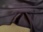 CREPE ENVERS SATIN VISCOSE BEAU TOMBÉ SMOKY BROWN - My Little Coupon