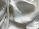 TOILE VISCOSE BLANC OPTIQUE FLANÉE - My Little Coupon - tissu - coudre