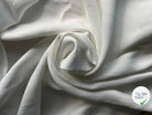 TOILE VISCOSE BLANC OPTIQUE FLANÉE - My Little Coupon - tissu - coudre