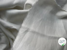 TOILE VISCOSE BLANC OPTIQUE FLANÉE - My Little Coupon - tissu - coudre