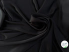 CREPE ENVERS SATIN VISCOSE ET ACETATE MAT NOIR - My Little Coupon