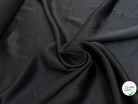 CREPE ENVERS SATIN VISCOSE TEXTURÉ SHANTUNG COUTURE NOIR - My Little Coupon