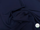 CREPE ENVERS SATINÉ MAT BLEU - My Little Coupon