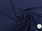 CREPE ENVERS SATINÉ MAT BLEU - My Little Coupon
