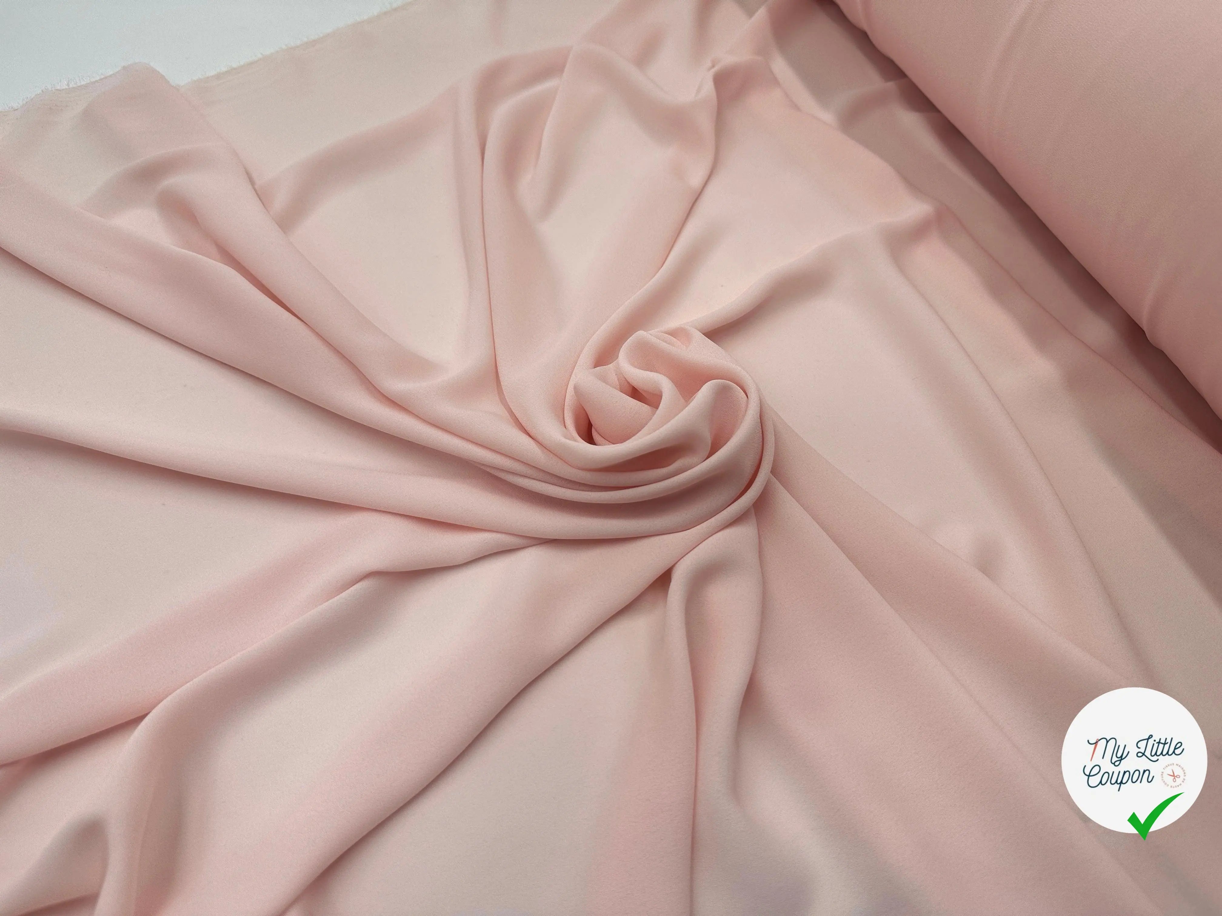 CRÊPE FLUIDE BABYPINK - My Little Coupon - tissu - coudre