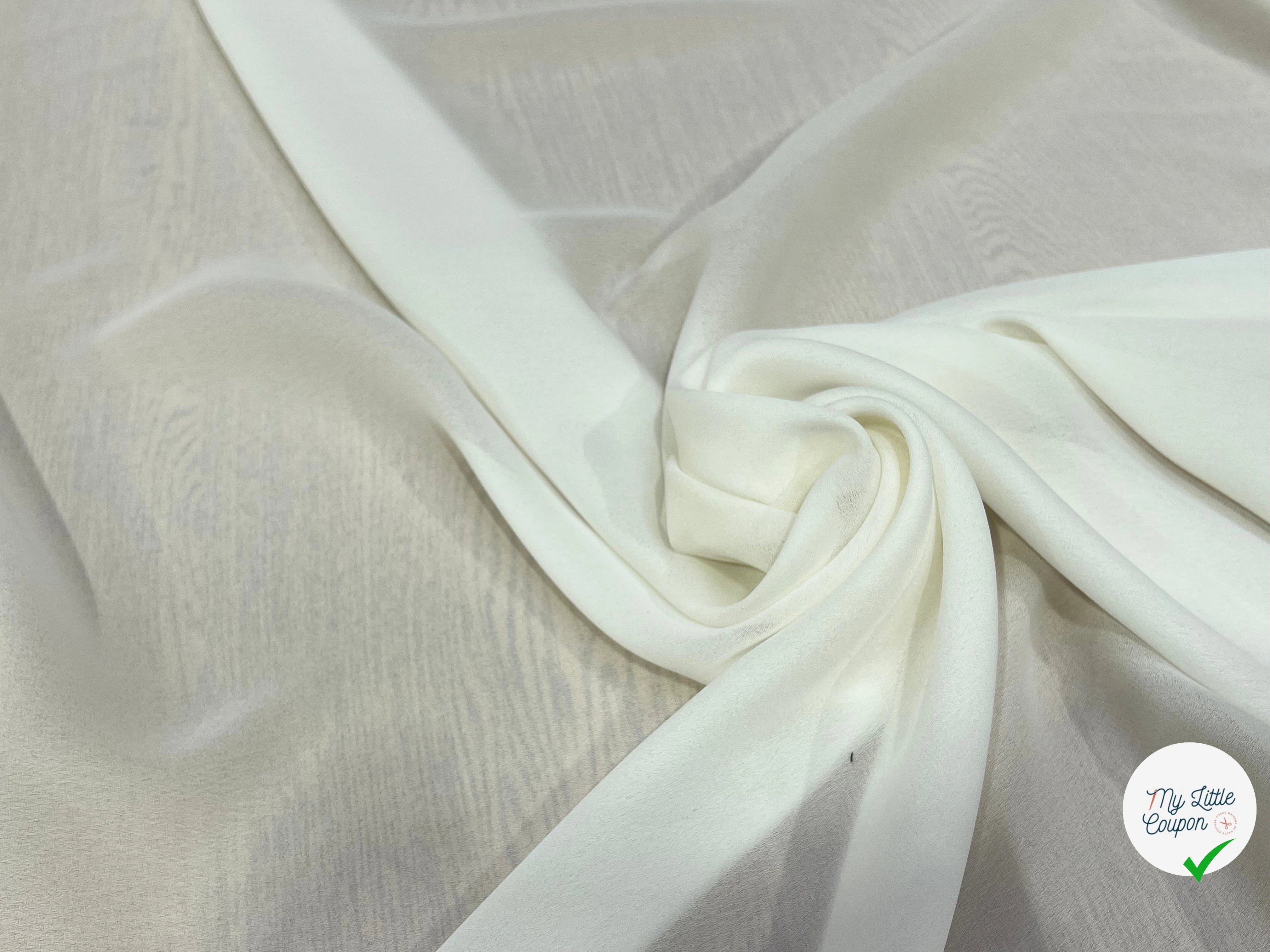 CREPE FLUIDE BLANC 148CM - My Little Coupon