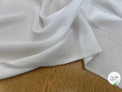 CREPE FLUIDE BLANC POLYESTER 138CM - My Little Coupon