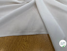CREPE FLUIDE BLANC POLYESTER 138CM - My Little Coupon