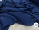 CRÊPE FLUIDE BLEU OUTREMER QUALITÉ TOP MLC INTERN