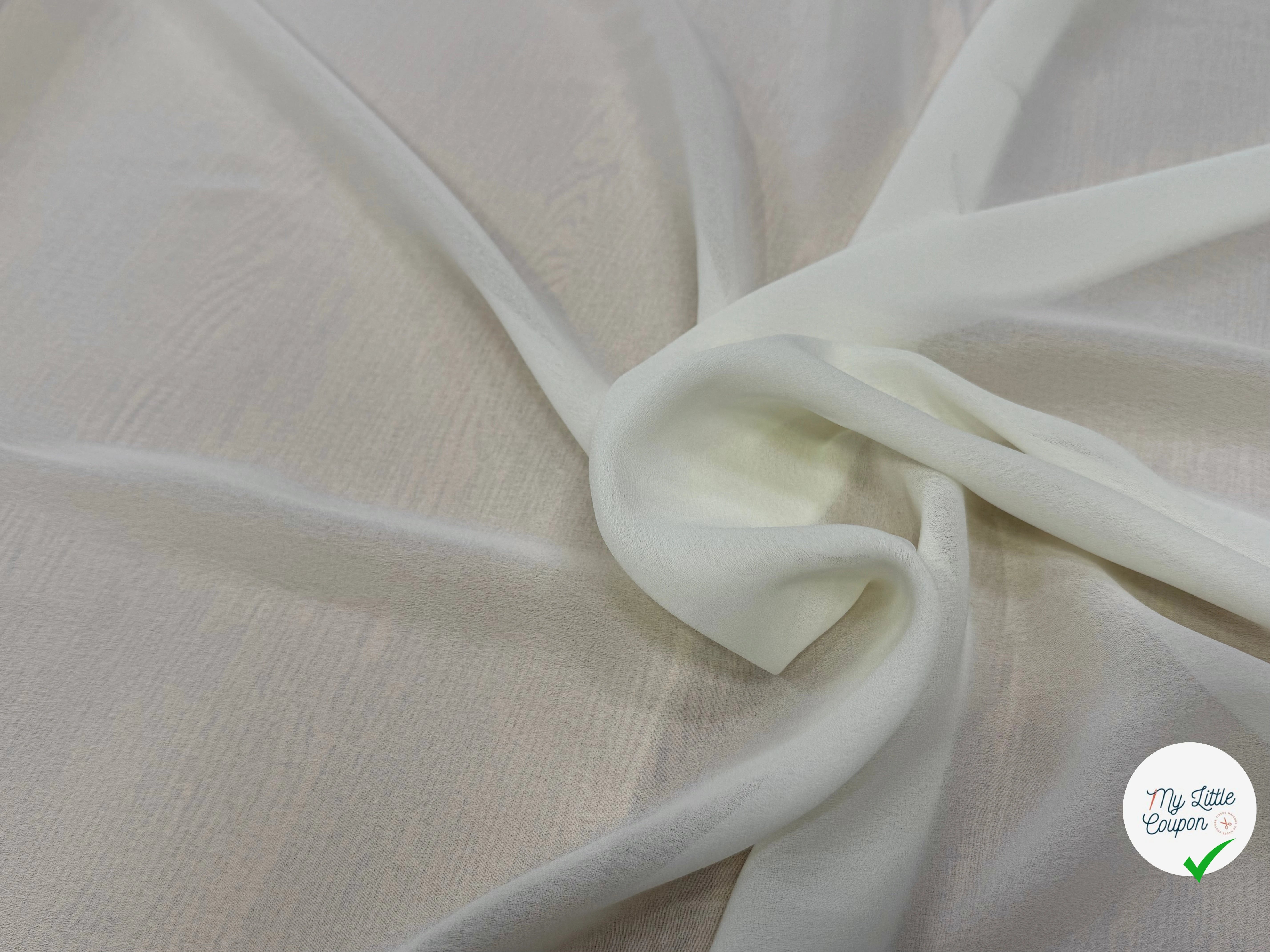 CREPE FLUIDE ÉCRU MAGNIFIQUE 150CM - My Little Coupon