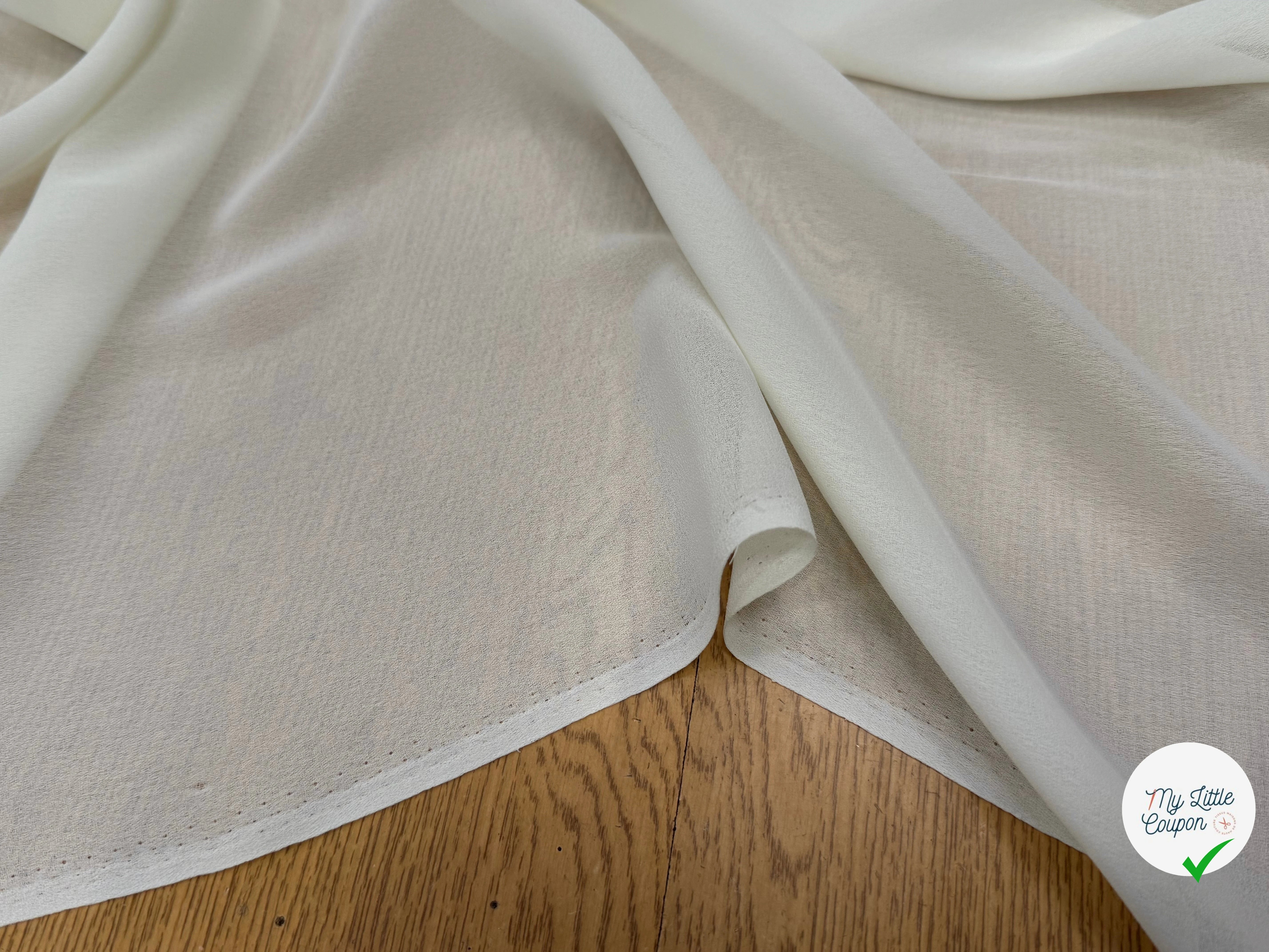 CREPE FLUIDE ÉCRU MAGNIFIQUE 150CM - My Little Coupon