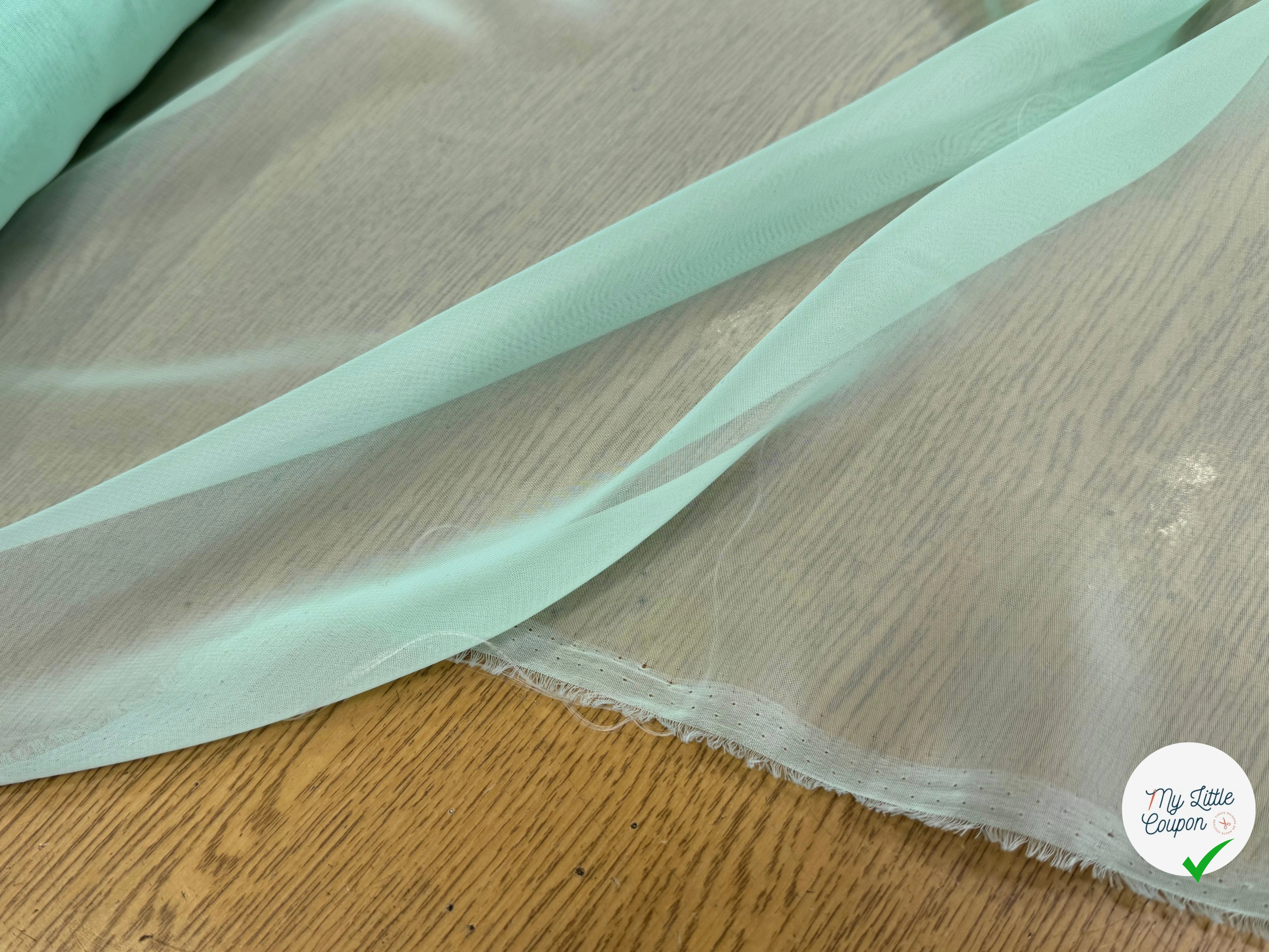 CREPE FLUIDE ET FIN VERT OPALINE - My Little Coupon