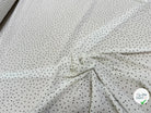 CREPE FLUIDE FOND BLANC POIS MINI LOSANGES - My Little Coupon