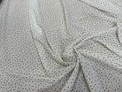CREPE FLUIDE FOND BLANC POIS MINI LOSANGES - My Little Coupon