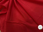 CRÈPE FLUIDE LÉGÈREMENT SATINÉ ROUGE POLYESTER 140CM - My Little Coupon