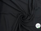 CRÊPE FLUIDE POLYESTER NOIR MSO