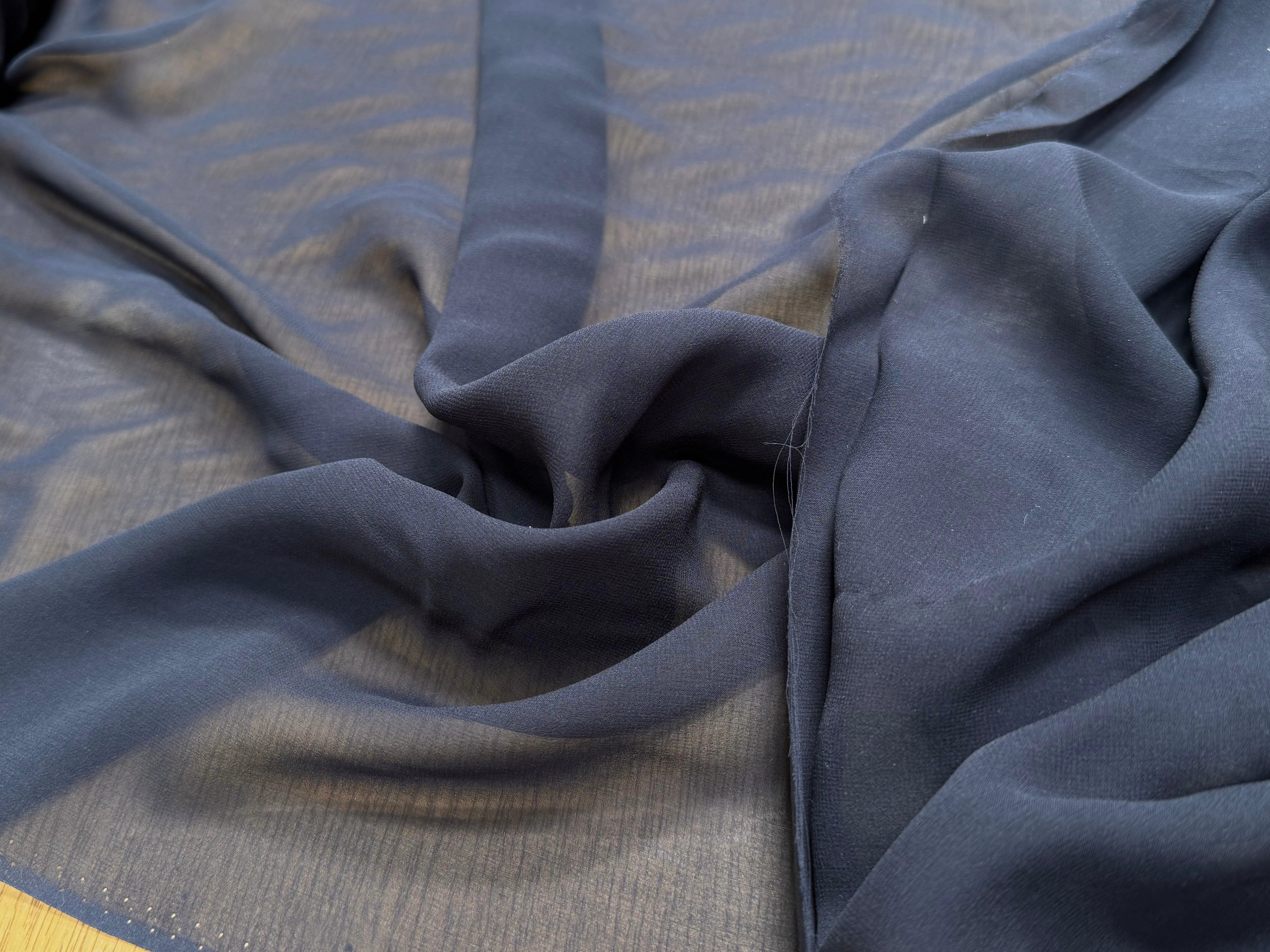 CREPE GEORGETTE DE SOIE FLUIDE NUIT - My Little Coupon