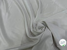 CREPE GEORGETTE DE SOIE SATINÉ GRIS CLAIR - My Little Coupon