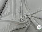 CREPE GEORGETTE DE SOIE SATINÉ GRIS CLAIR - My Little Coupon