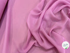 CRÊPE GEORGETTE FLUIDE ROSE BONBON PREMIUM - My Little Coupon