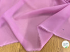 CRÊPE GEORGETTE FLUIDE ROSE BONBON PREMIUM - My Little Coupon