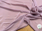 CREPE GEORGETTE FLUIDE VIEUX ROSE - My Little Coupon