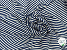 CRÊPE GEORGETTE RAYURES BLEU & BLANC MLC INTERN