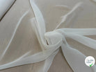 CREPE GEORGETTE ULTA FIN BLANC CASSÉ - My Little Coupon