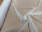 CREPE GEORGETTE ULTRA FLUIDE BLANC OPTIQUE - My Little Coupon
